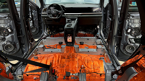 Виброизоляция пола Джили Монжаро