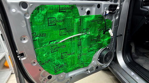 Оклейка технологических отверстий дверей Хавэйл Джолион